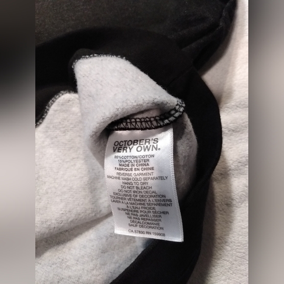 OVO October's Very Own Indigo Dyed Super Heavy Cotton Black Anchor Hoodie XXL - Picture 7 of 11